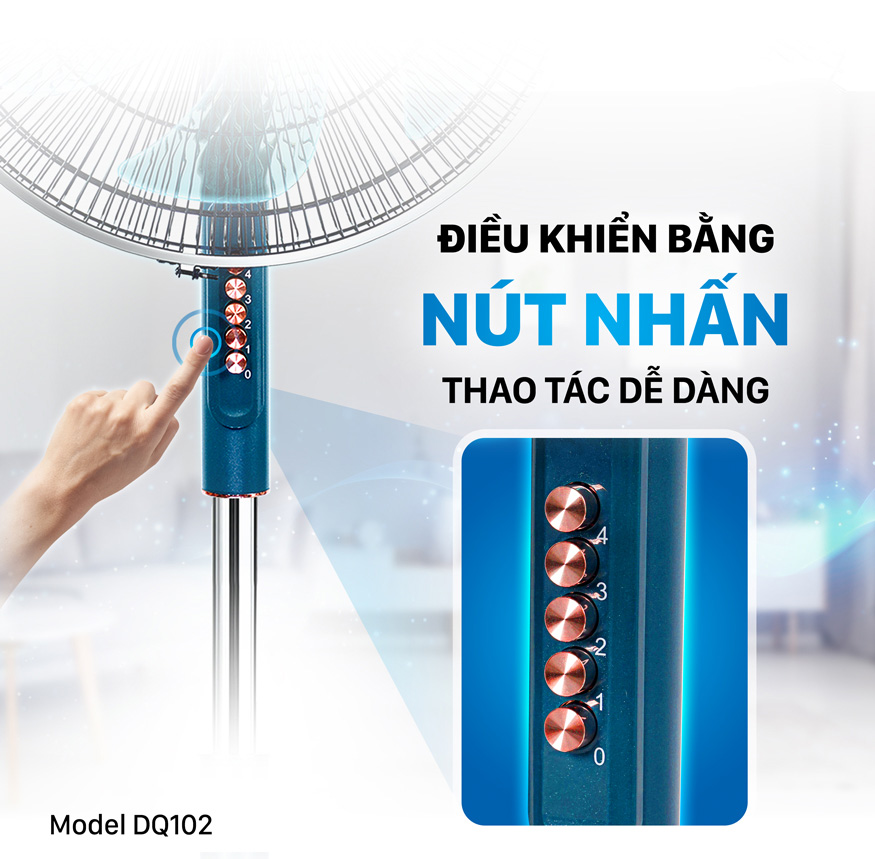 Nút nhấn cơ dễ sử dụng