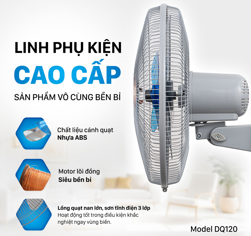 Linh kiện cao cấp bền bỉ