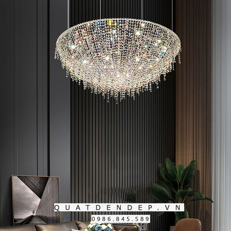Đèn thả trang trí pha lê hiện đại TPL073