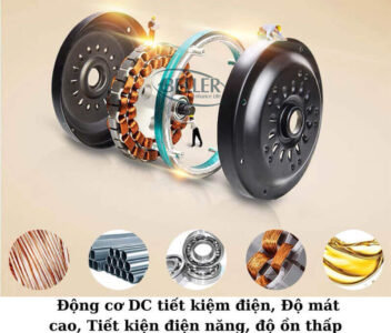 công suất mạnh mẽ động cơ DC