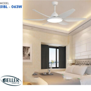 quạt trần đèn beller 6 cánh hiện đại