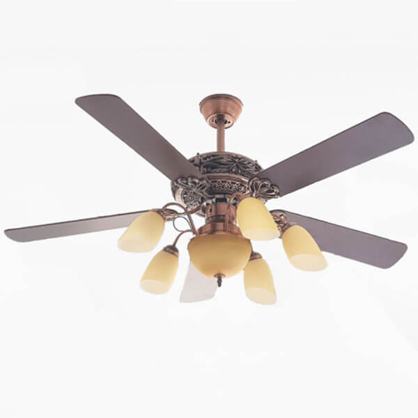 Quạt trần đèn Klasse 52KSP 599 5 cánh gỗ