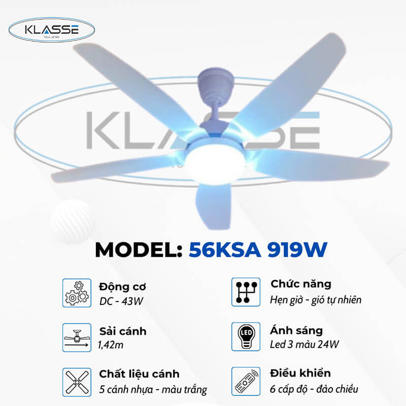 Thông số kỹ thuật 56KSA - 919W