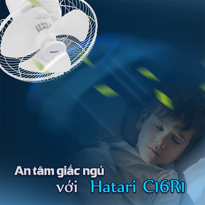 Hoạt động êm ái không gây tiếng ồn