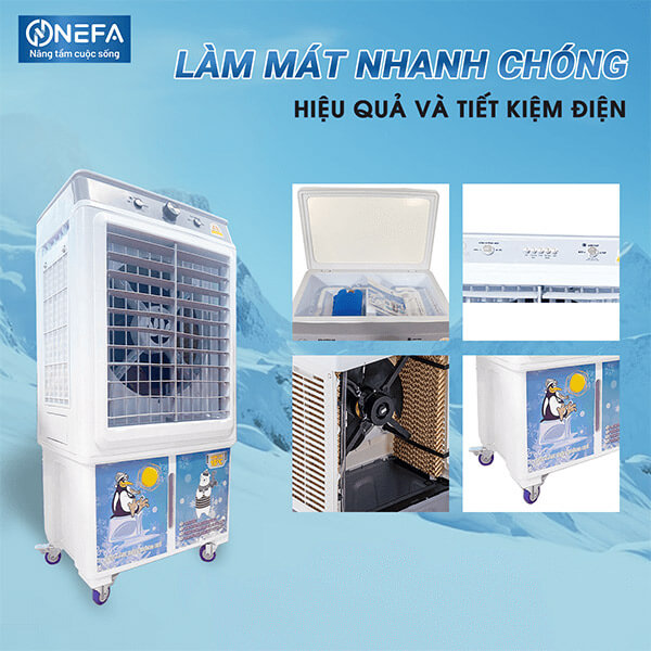 Quạt điều hòa cơ NEFA NF55 chất - tốt - rẻ hiệu quả và tiết kiệm điện