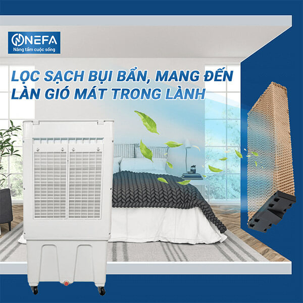Quạt điều hòa cơ NEFA NF55 chất - tốt - rẻ lọc không khí