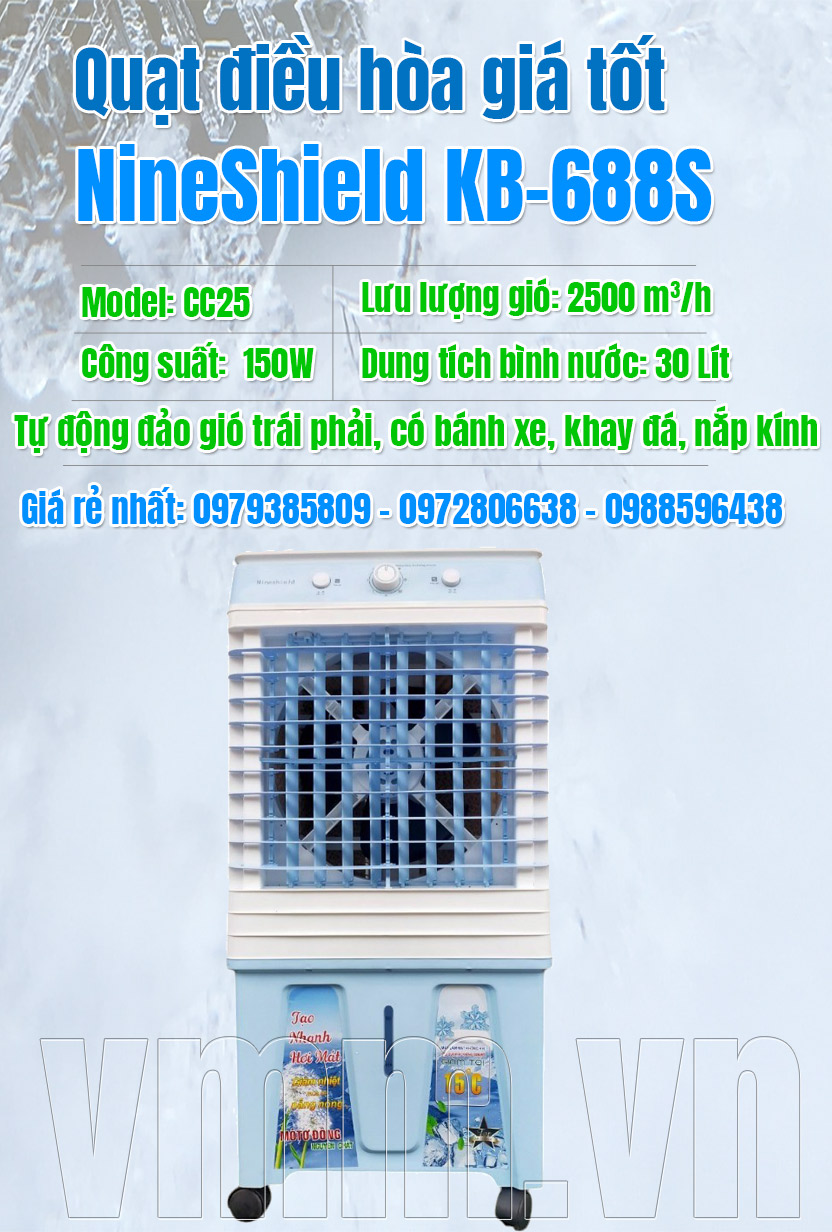 Tính năng cơ bản của Quạt điều hòa NineShield KB-688S