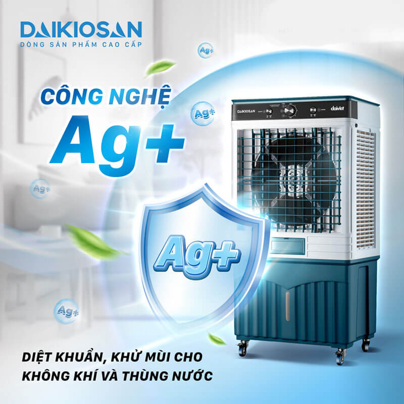 Công nghệ lọc không khí Ag+ bảo vệ sức khỏe người dùng