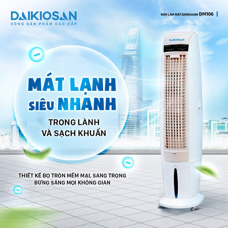 Hiệu suất làm mát vượt trội với công nghệ bay hơi tiên tiến