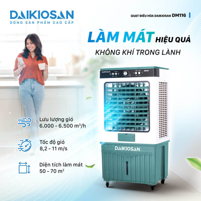 Làm mát tự nhiên như gió trời