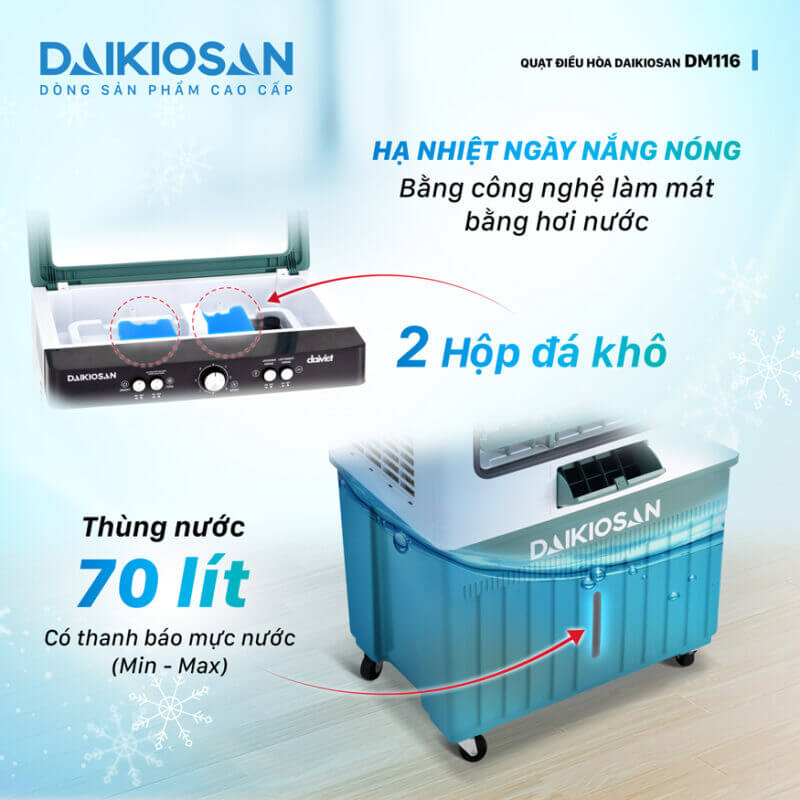 Thùng nước 70L tiện lợi