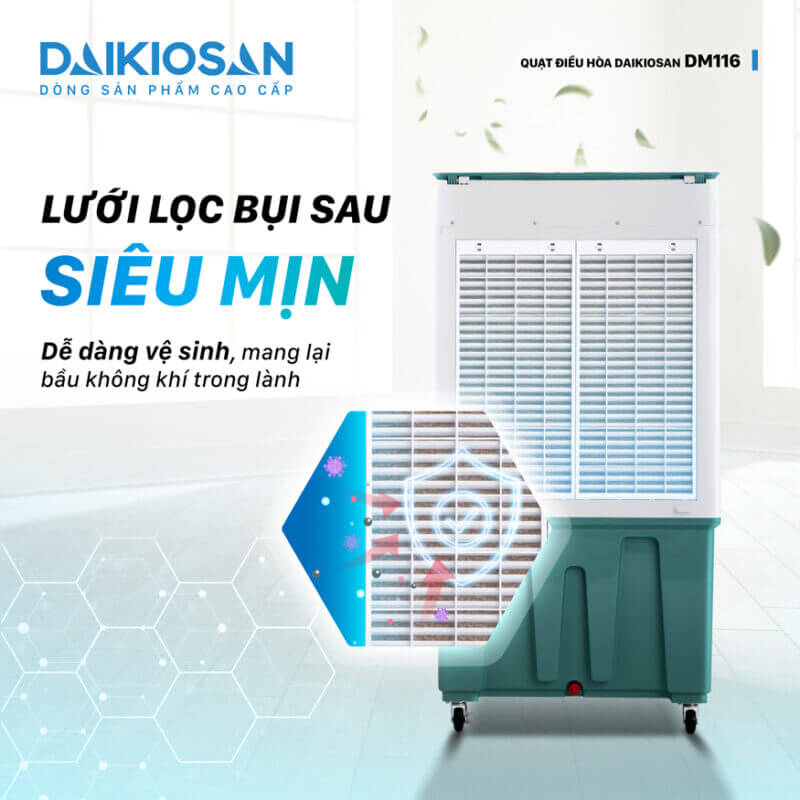 Lưới lọc bụi sau siêu mịn