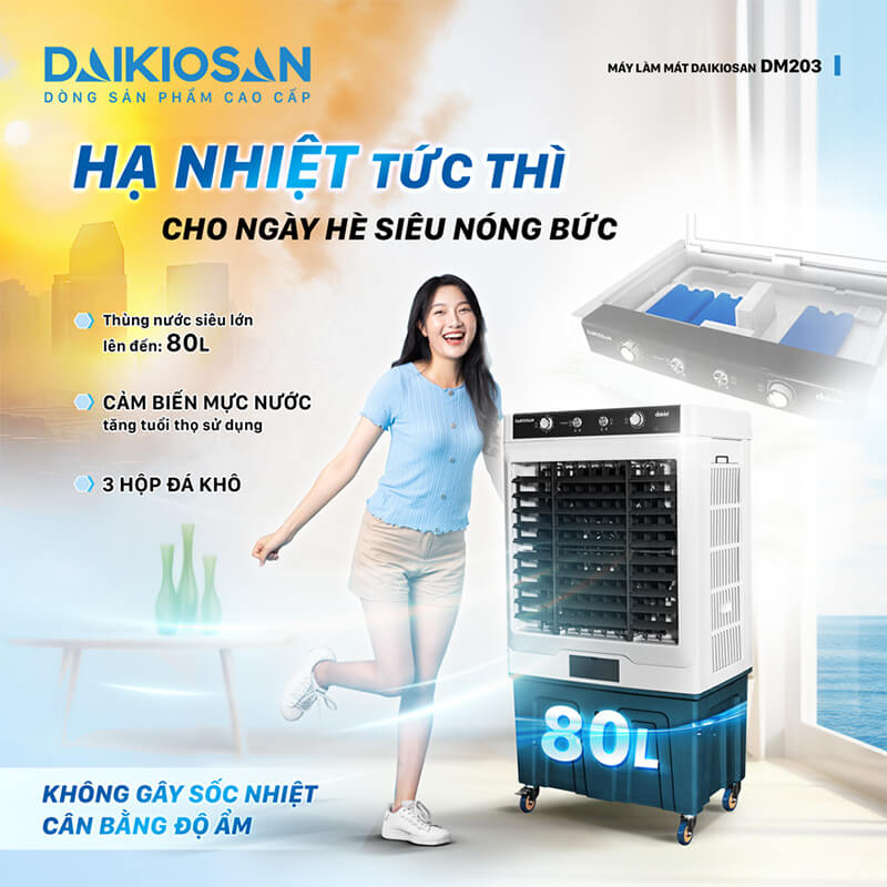 Đảo gió 4 chiều – Làm mát toàn diện mọi góc không gian