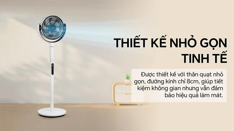 Thiết kế nhỏ gọn tinh tế